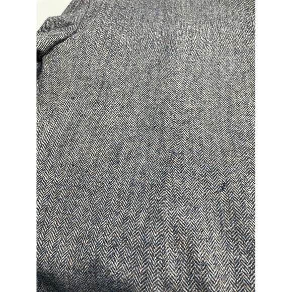 Anderson Little Blazer Harris Tweed 100% Wool Herringbone USA Leather Button‎ 44 - Picture 15 of 16